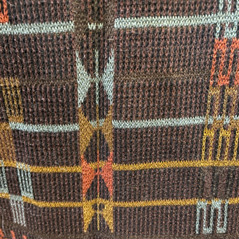 Peruvian Connection Geometric Open Cardigan Size … - image 8